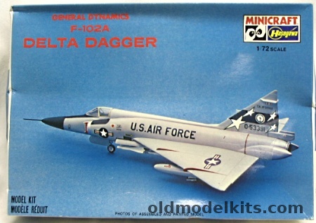 Hasegawa 1/72 General Dynamics F-102A Delta Dagger California Air National Guard, 1047 plastic model kit